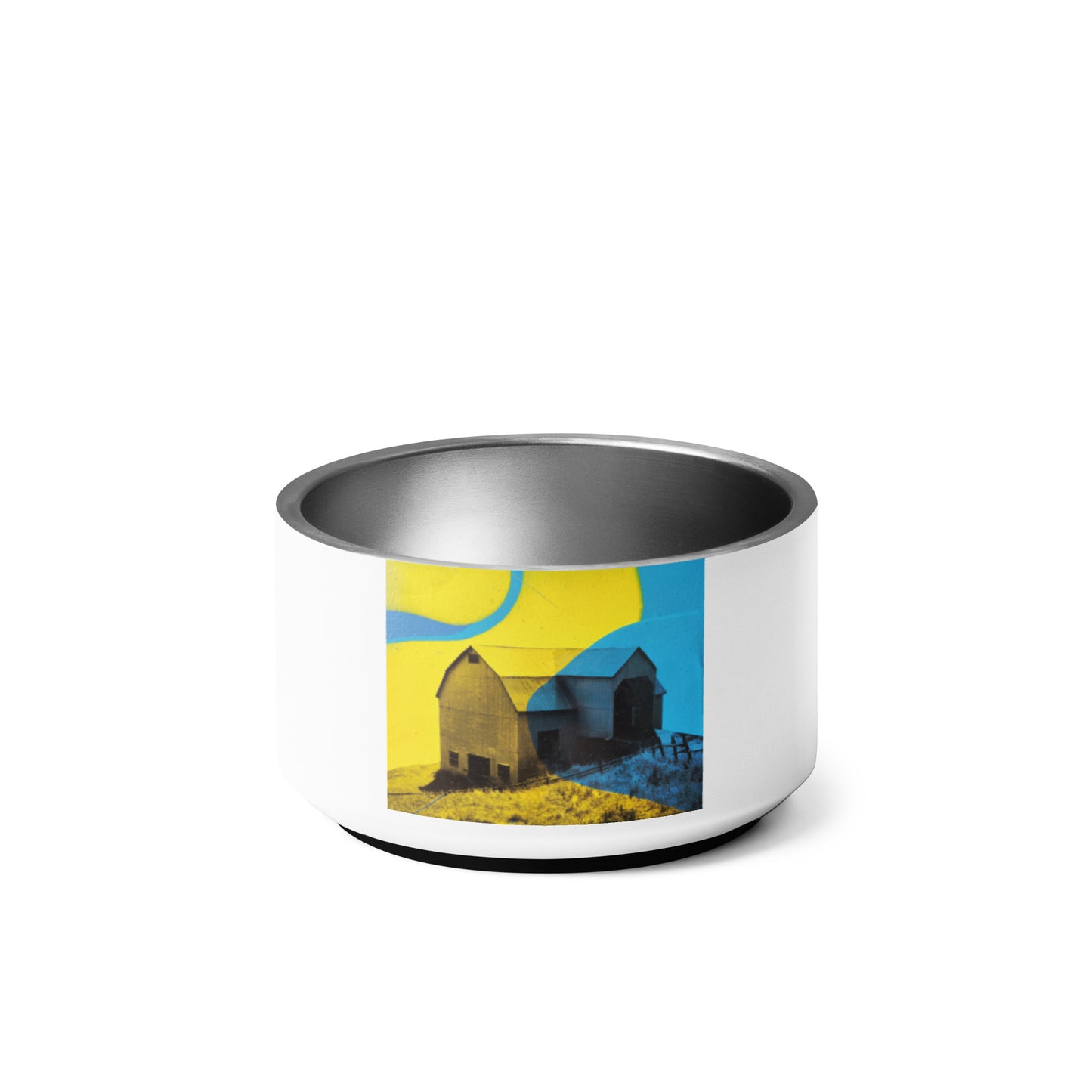 Pet bowl with architectural design