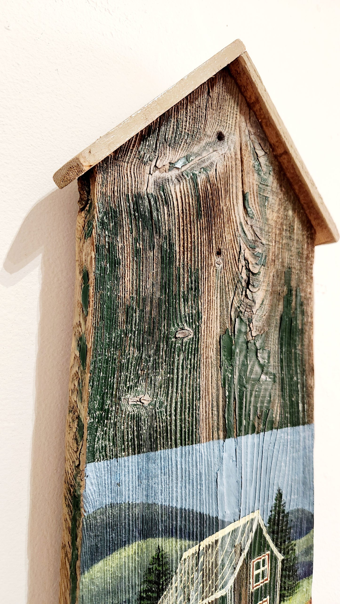 Heritage building on reclaimed wood
